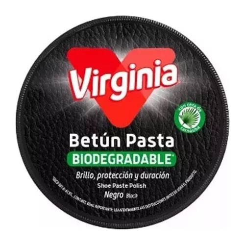 Virginia Betun Pasta Negro Biodegradable 80ml V/a