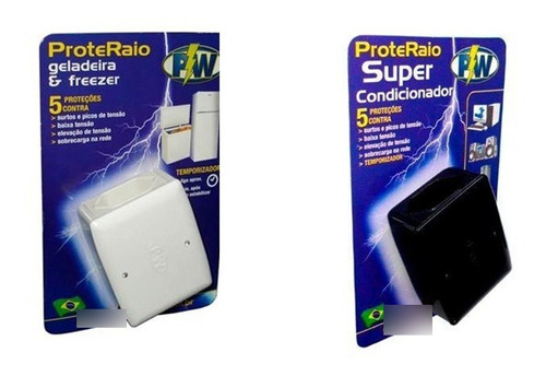 2 Prote Raio Geladeira E Freezer + 2 Prote Raio Super 127v