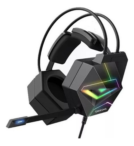 Audifonos Gamer Onikuma X20 Negro Con Luz Rgb Led P4 Xbox