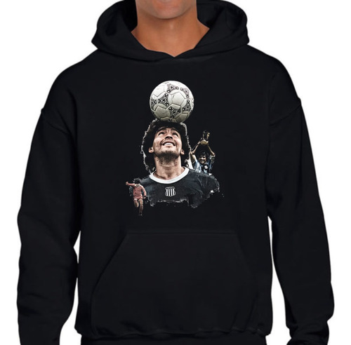 Buzo Canguro Estampado Personalizado Diego Maradona