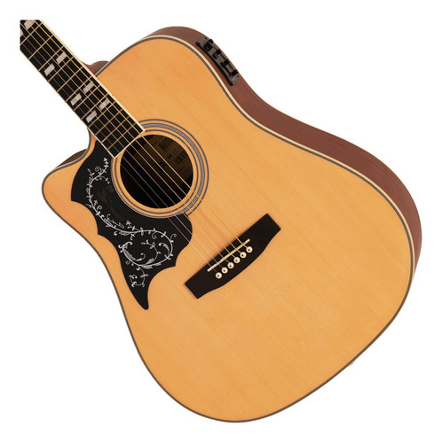 Violao Michael Elétrico Folk Vmf420lh Satin Canhoto