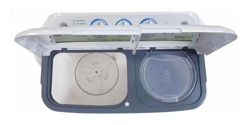 Imagen 4 de 10 de Lavasecarropas Kanji Home Xpb55-655s Carga Superior 5,5 Kg