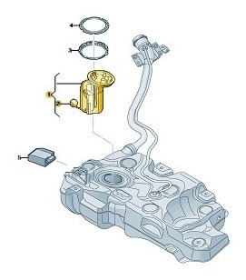 Imagem 5 de 7 de Bomba De Combustível Da Amarok Diesel Original Volkswagen