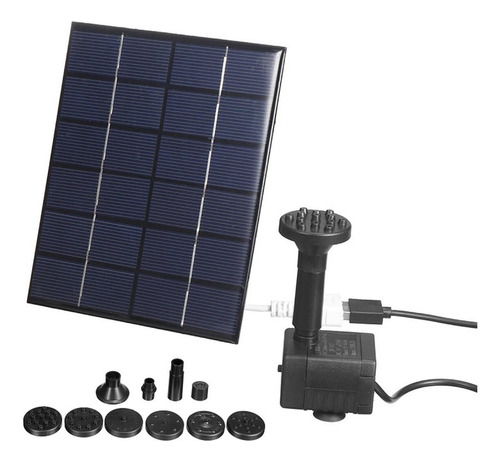 Fuente De Agua Solar Bomba Para Fuente 2w Con Panel Bomba De