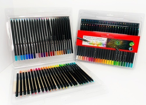 Imagen 3 de 4 de Lapices De Colores Faber Castell Supersoft Por 50 Colores