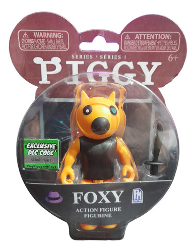 Piggy Foxy Series 1 3.5 Figura De Acción Incluye Código