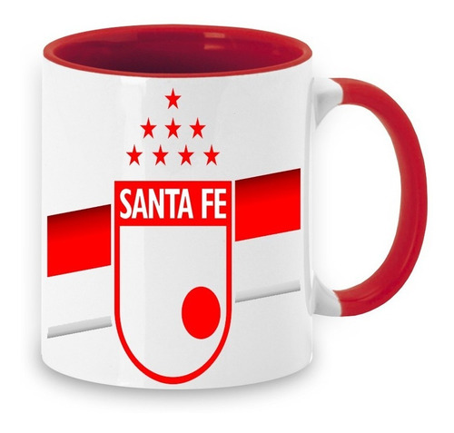 Mug Pocillo Taza Club Independiente Santa Fe Equipo Futbol