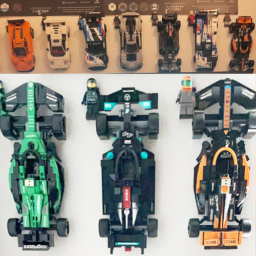 Soporte De Pared Teyouyi Para Lego Speed Champions 12 Piezas