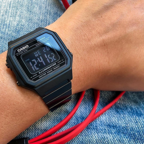 Reloj Mujer Casio B650wb-1b Negro Digital Retro / Lhua Store