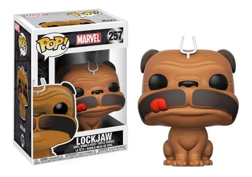 Lockjaw Funko Pop! #257 Marvel Comics Inhumans 4 Fantásticos