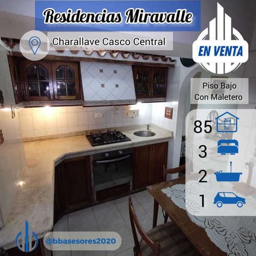 Apto Residencias Miravalle, Casco Central De Charallave 