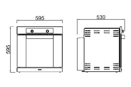 Imagen 4 de 9 de Combo57 Longvie Horno He6900x + Anafe A6600xf