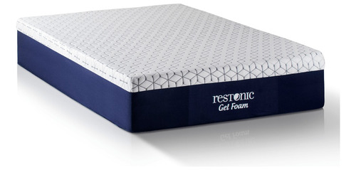 Colchón Restonic Gel Foam - Queen Size Mci Color Azul