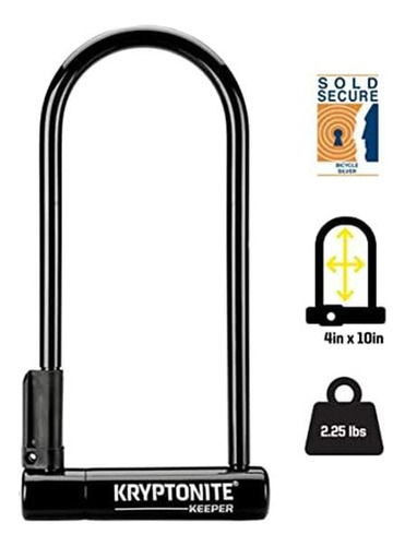 Bike De Kryptonite Keeper Bike U-lock, Bold De Bicicleta De