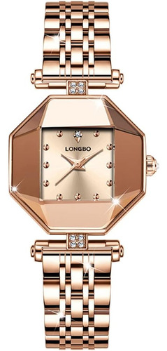 Reloj Para Mujer, Oro Rosa, Moda, Vestido Diario, Resistente