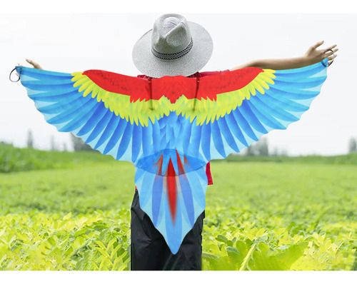 Conjunto De Disfraz De Pájaro For Niños, Capa Con Alas /