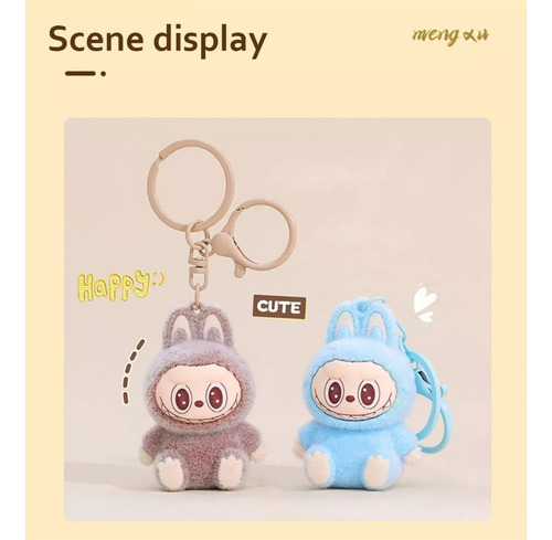 Cyz 5 Peças Labubu Chaveiro Boneca Pingente Decoração