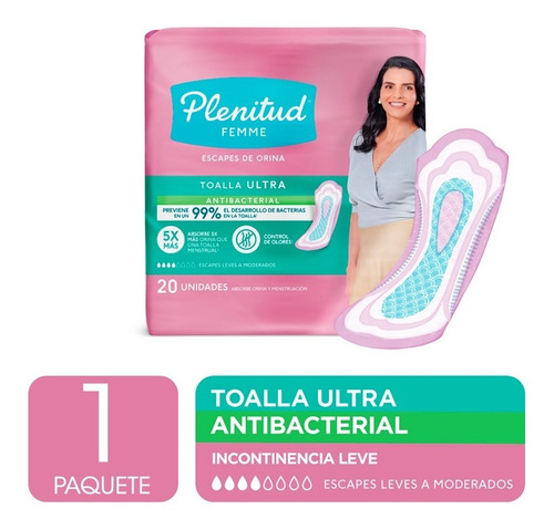 Plenitud Toalla Ultra Femme X 20