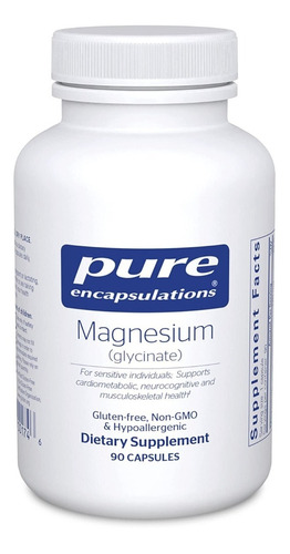 Pure Encapsulations |  Magnesium Glycinate I 90 Capsules