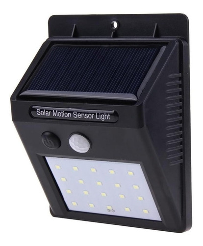 Lampara Solar De Pared 20 Leds Exterior Sensor 2 Piezas