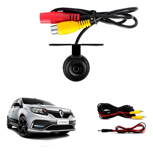 Camera De Ré Borboleta Hd Renault Sandero Rs 2019 2020 2021