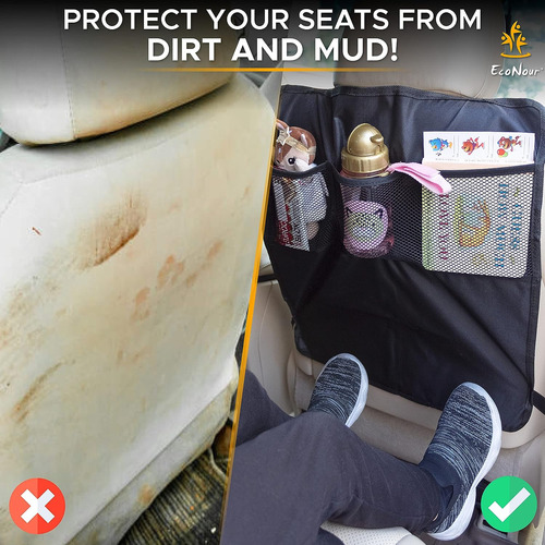 Kick Mats (2 Unidades) Protector De Asiento Trasero De 17.