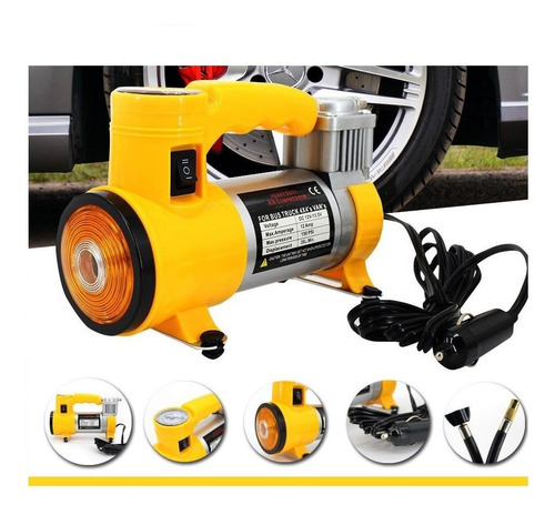 Compresor De Aire Electrónica Bomba De Inflador 12v 300 Psi