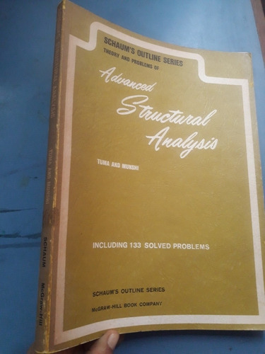 Libro Schaum Análisis Estructural Avanzado De Tuma Y Manshi