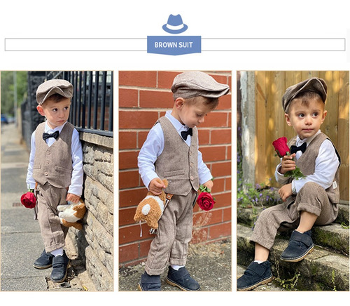 Traje De Caballero Para Bebé Niño, Traje Formal De Cumpleaño