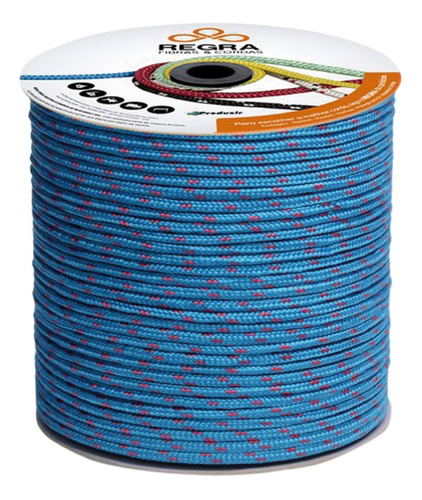 Corda Pet Azul 100m - Poliéster Reciclado - Amarração