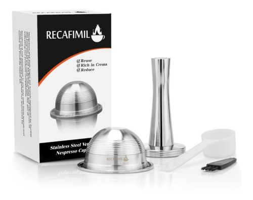 Cápsula Rellenable Nespresso Vertuoline 240ml + Tamper A.i.