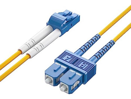 Os1/os2 Lc To Sc Fiber Patch Cable Single Mode Duplex - 10m
