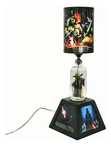 Lámpara Starwars Doble Función Luz Nocturna 