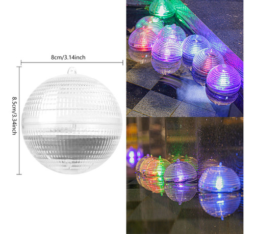 Luces Flotantes J Water Para Estanque, Bola Flotante, Decora