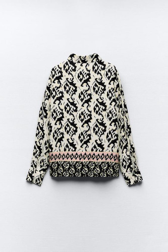 Camisa Dama Estampada Zara