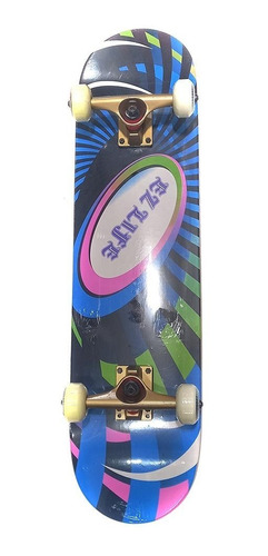 Imagen 1 de 2 de Skate Doble Cola Ez Life Skate Boards Patineta Niños Abec 7