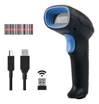 Comprar Lector Escaner De Código De Barras Inalámbrico Vidita Pistola Láser Color Negro Tipo De Conector Del Cable Usb