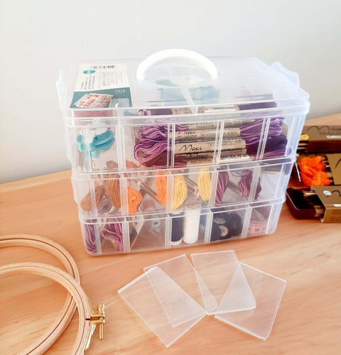 Imagen 2 de 4 de Caja De Almacenamiento De 3 Niveles We R - Hobby Lovers