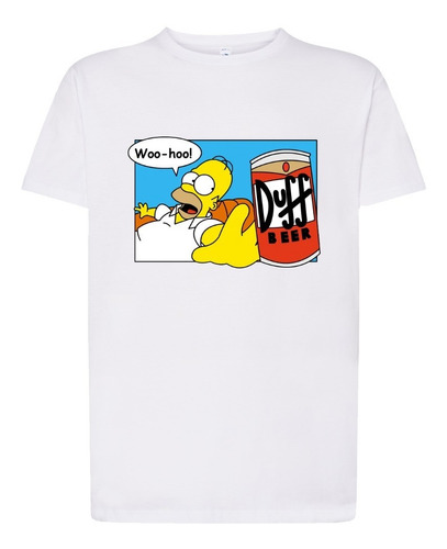 Playera Diseño Duff Beer  The Simpsons