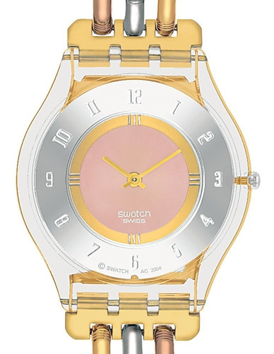 Reloj Swatch Skin Sfk240a Extraplano 3 Oros 100% Original
