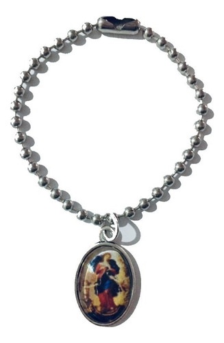 4 Pulsera Virgen Desatanudos Acero Inoxidable 4 Pieza