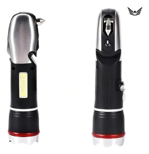 Linterna Led Multiuso T6 Coba Navaja Suiza Rompe Cristal Color de la luz Blanco
