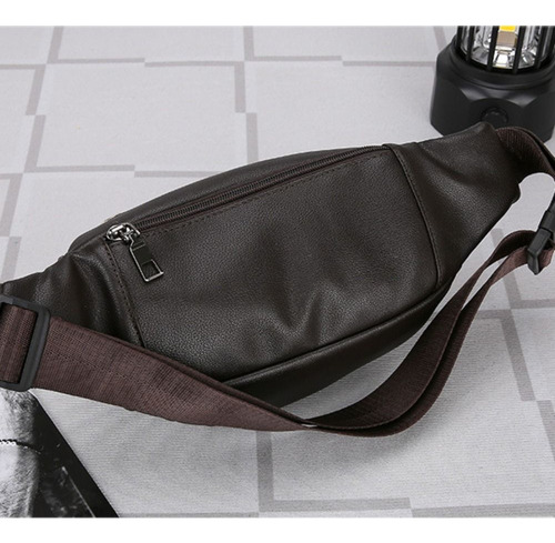 Riñonera, Bandolera De Piel, Paquete De Lujo Para Hombre