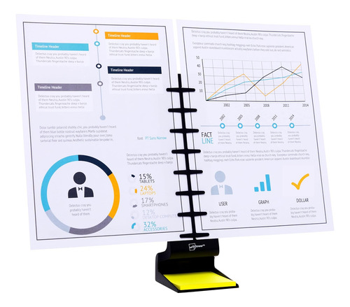 Note Tower Desktop Pro Doble Portadocumentos Para Teclear...