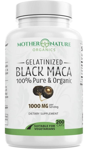 Maca Para Adulto 200caps Vegano - Unidad a $1652