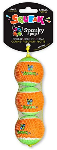 Spunky Pup Squeaky Tennis Balls Para Perros Sp2020 | Squeak 