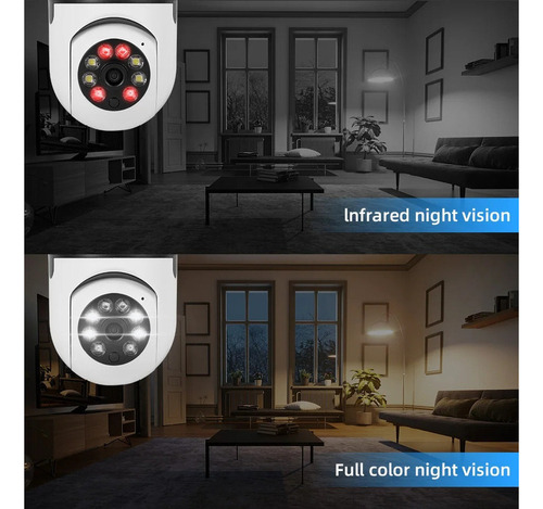 De Yi Iot 5g 2,4g 2mp Wifi Bombilla Cámara