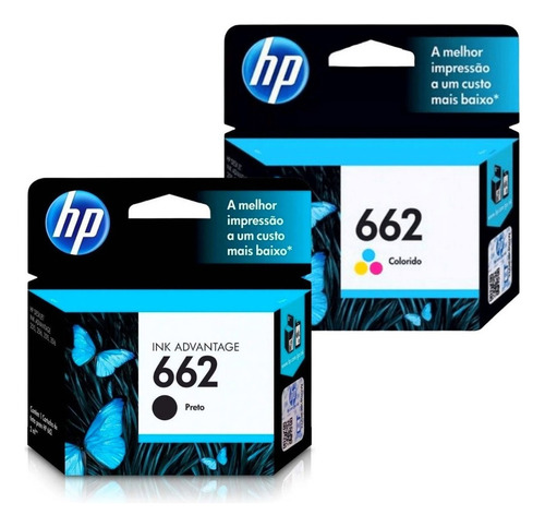 Cartucho de tinta HP 662 Black And Color Advantage