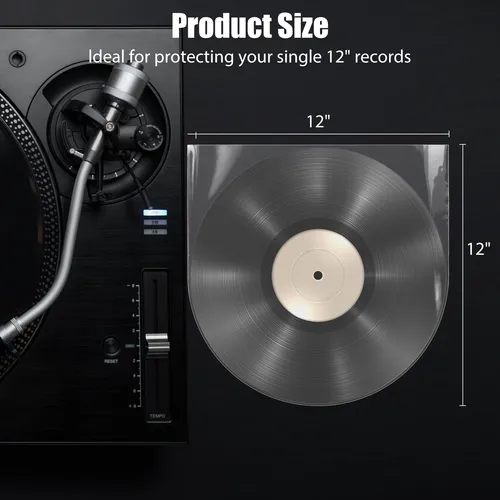 Fundas Interiores Para Discos De Vinilo, Funda Transparente