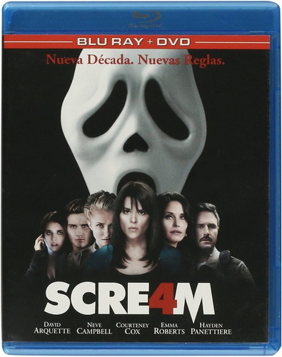 Scream 4 | Blu Ray Neve Campbell Película Nuevo